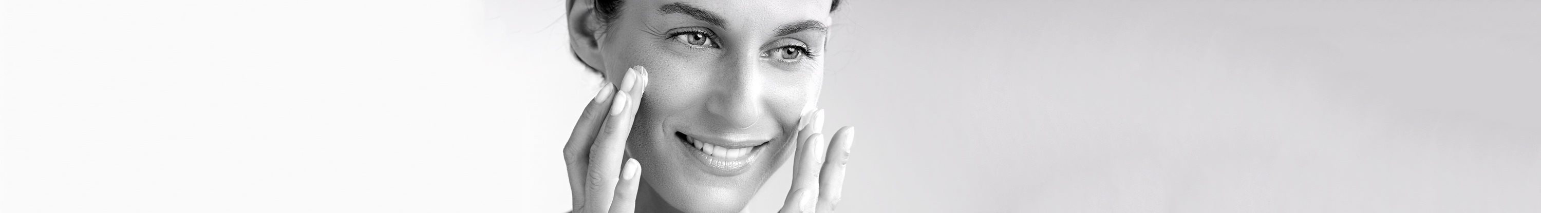 Woman using cream