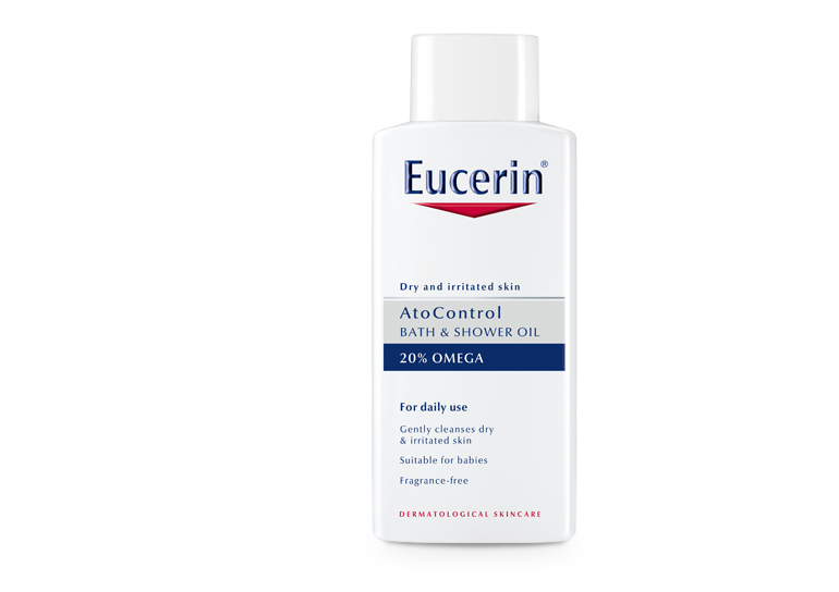 face redness oil for Shower Oil   Bath Dry and AtoControl  &  Eucerin: