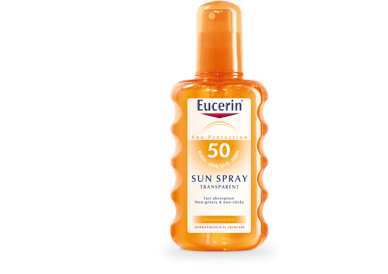 Eucerin Sun Sun Spray Transparent SPF 50 Sunscreen