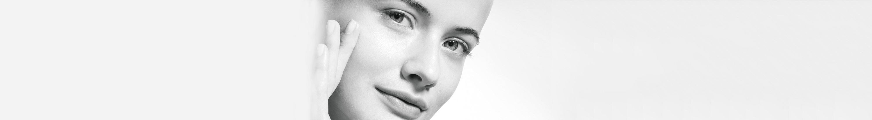 Woman’s face with sensitive and dehydrated skin