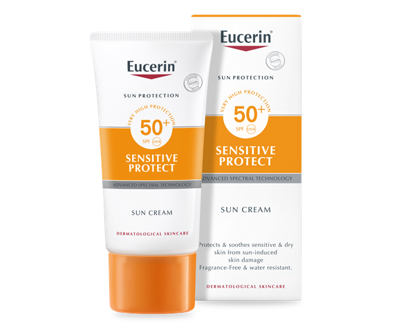Sun Cream Sensitive Protect Spf 50 Sunscreen For Sensitive Dry Skin Eucerin