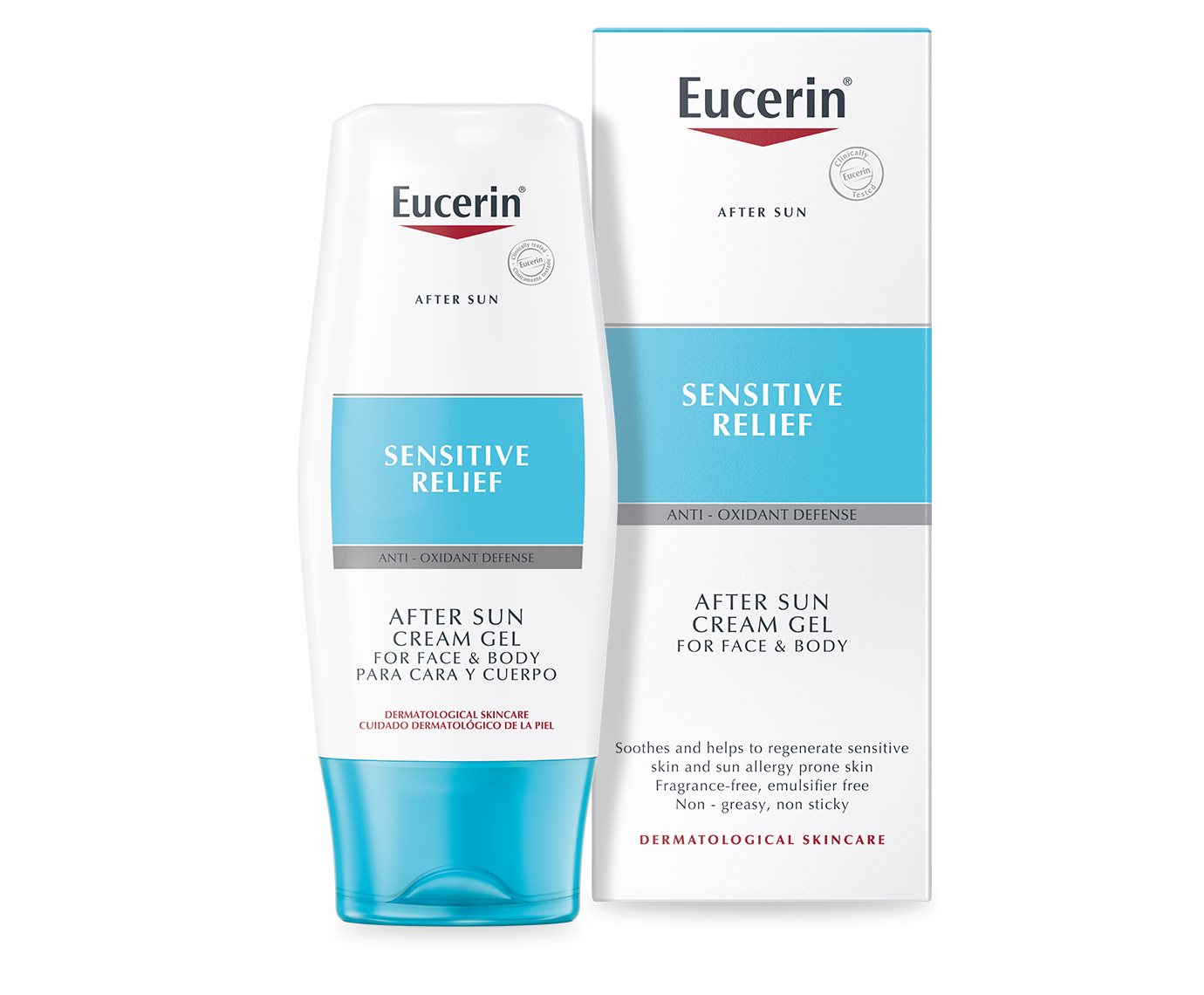 Sensitive Relief After Sun Cream Gel After Sun Eucerin