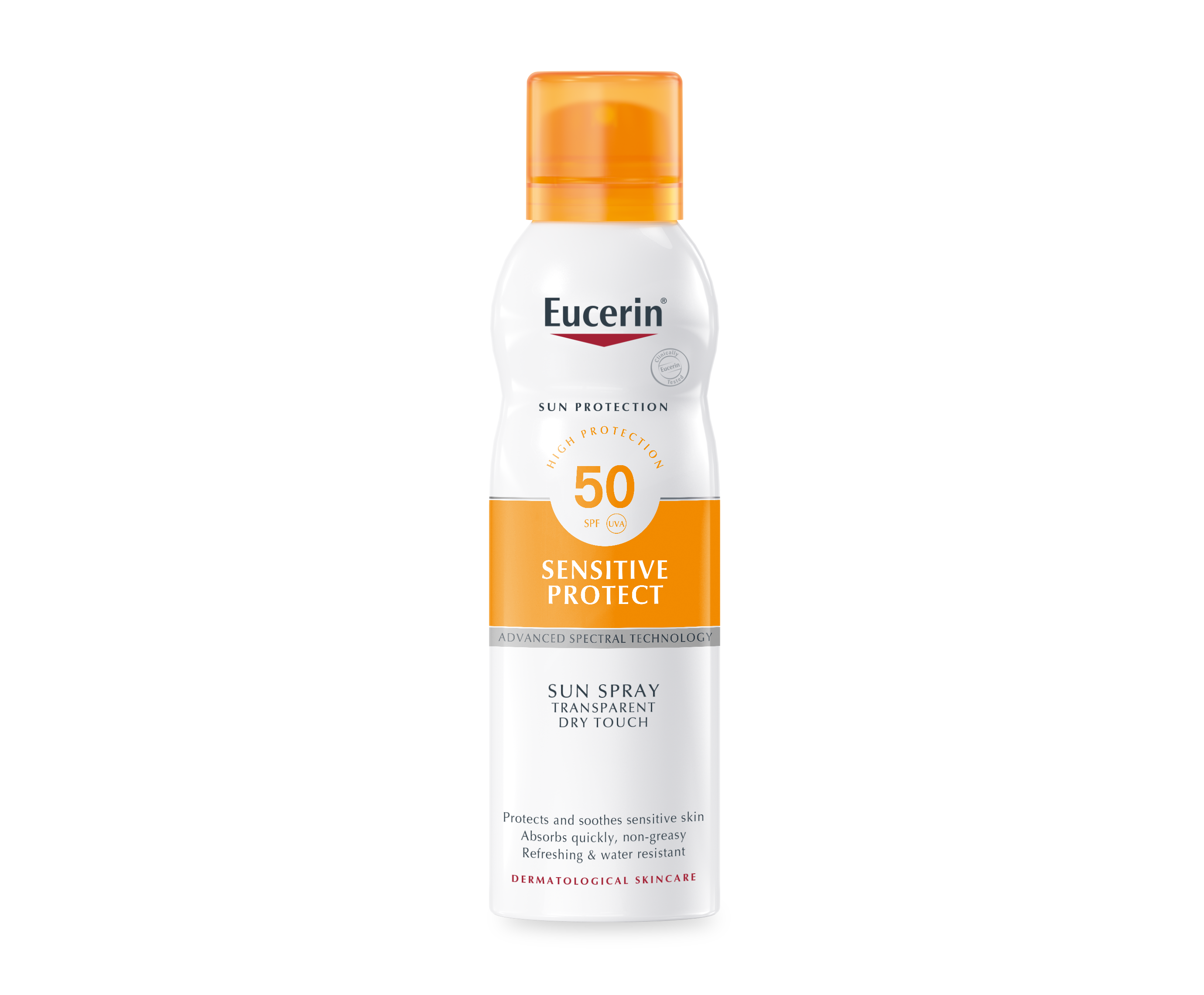 Eucerin Sun Spray Transparent Dry Touch Sensitive Protect SPF 50