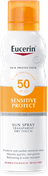 Eucerin Sun Spray Transparent Dry Touch Sensitive Protect SPF 50