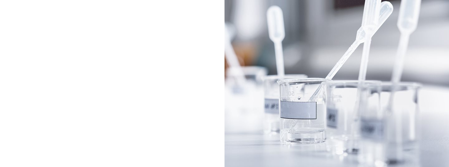 Pipettes in a laboratory